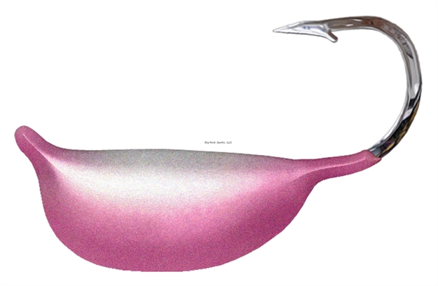 Picture of Northwest Metro Tackle Tungsten Sun Drop Jig #10 - UV White/Pink 1/Cd