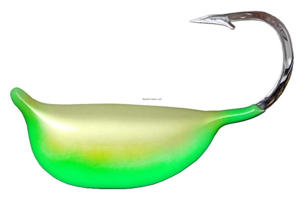 Picture of Northwest Metro Tackle Tungsten Sun Drop Jig #14 - Glow Green/Green 1/Cd
