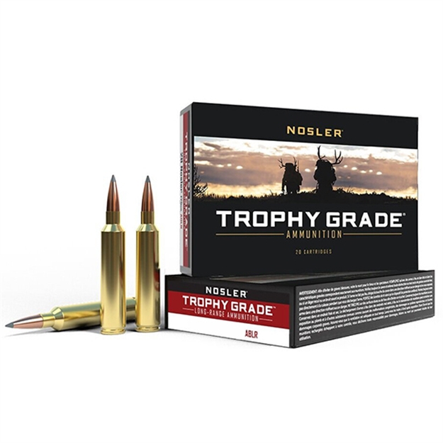 Picture of Nos Trophy Grade Ammo-26 Nosler 150G Ablr SP 20 Rnd Boxes 61052