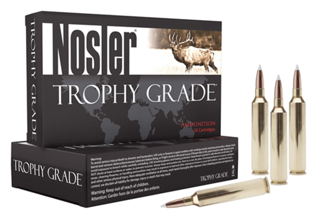 Picture of Nosler Trophy Grade 22 Nosler 70Gr Accubond Tip 20Rd 10Bx/Cs 60918