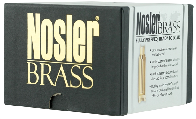 Picture of  Nosler 10067 Premium Brass Unprimed Cases 22Nosler Rifle Brass 100/Box 054041100670