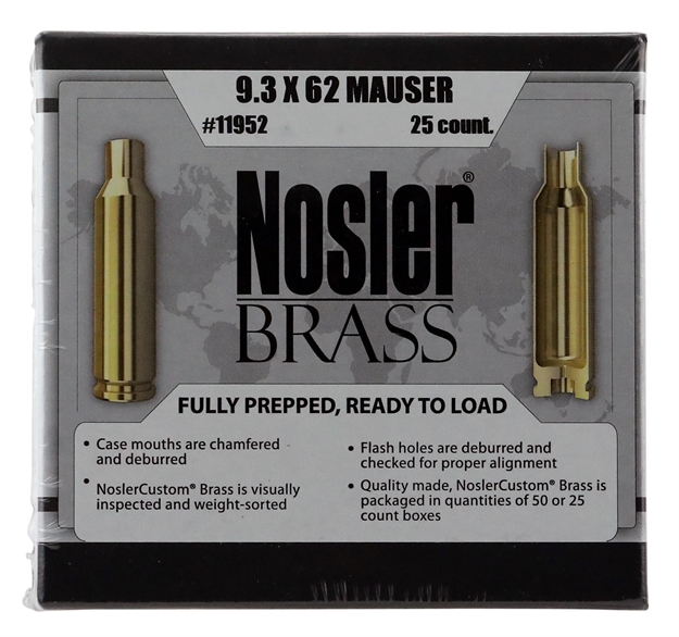 Picture of Nosler 11952 Brass Nosler 9.3X62 Mauser