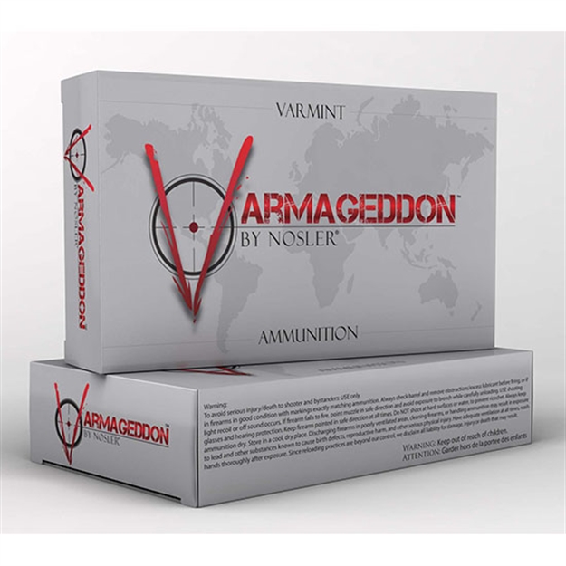 Picture of  Nosler 65135 Varmageddon  222Rem 40Gr Flat Base Tipped 20 Per Box/20 Case