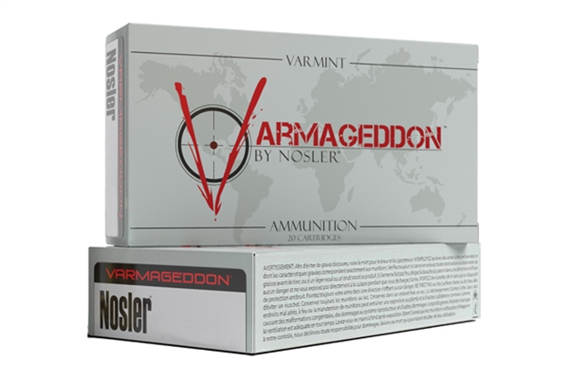 Picture of  Nosler 65180 Varmageddon  22Nosler 62Gr Flat Base Hollow Point 50 Per Box/5 Case