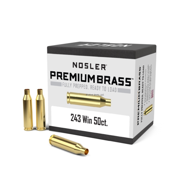 Picture of Nosler 243 Winchester Brass 50Bx 10105 054041101059