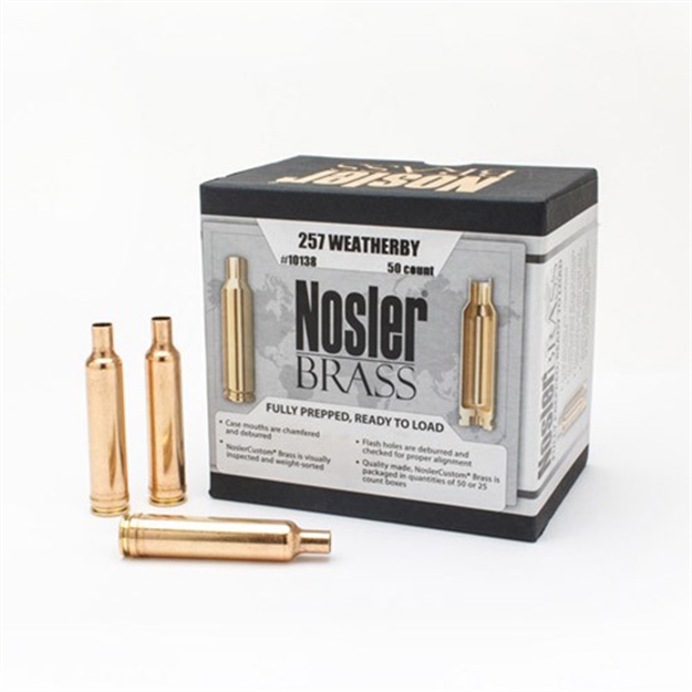 Picture of Nosler 257Wby Brass 50Ct