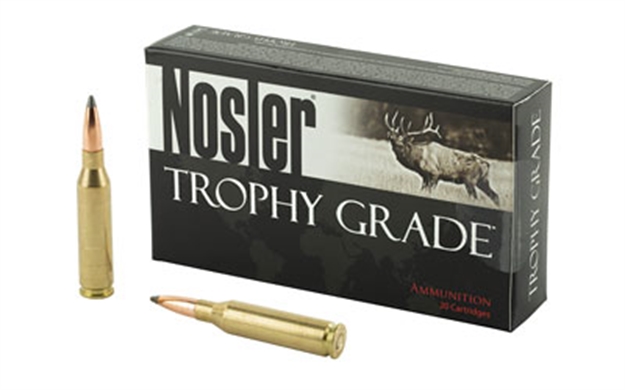 Picture of  Nosler 60018 Trophy Grade  260Rem 125Gr Nosler Spitzer Partition 20 Per Box/10 Case