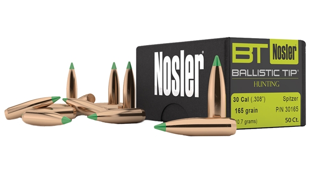 Picture of Nosler Rifle Bullets 7Mm 120Gr Ballistic Tip Spitzer .284 Red Tip 50Bx 28120