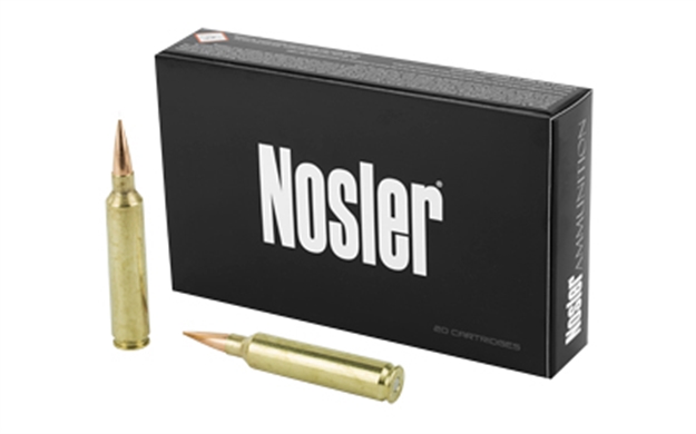 Picture of  Nosler 60141 Match Grade Rdf 28Nosler 185Gr Rdf Hollow Point Boat Tail 20 Per Box/10 Case 054041601412