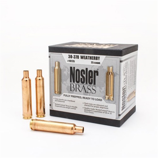 Picture of Nosler Brass 30-378Wby 25/2 10235 054041102353