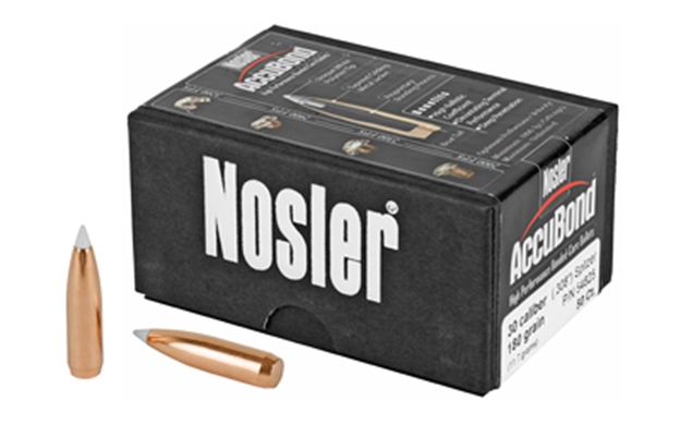 Picture of  Nosler 54825 Accubond  30Cal 180Gr Spitzer Point 50/Box