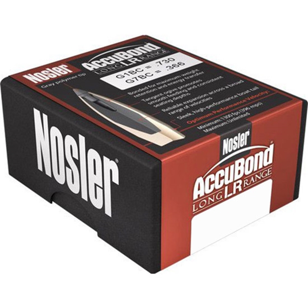 Picture of  Nosler 58456 Accubond Long Range 30Cal 190Gr Spitzer Point 100/Box