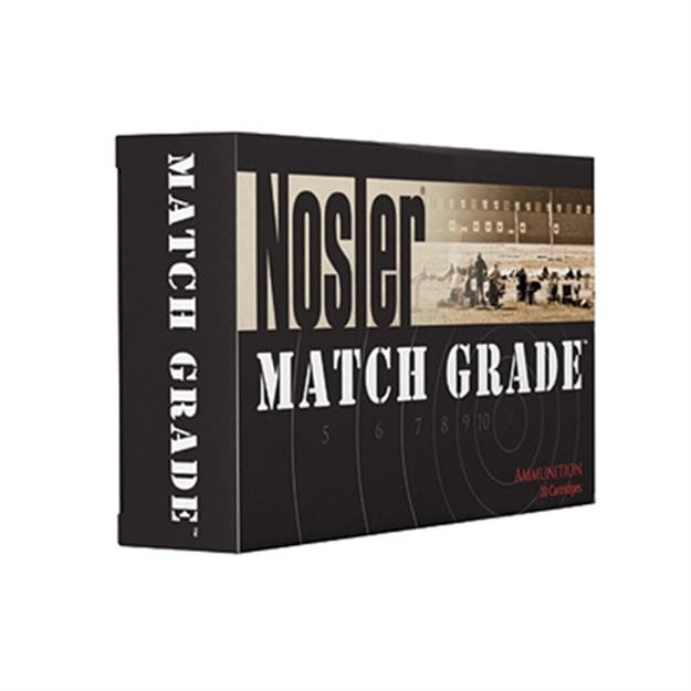 Picture of Nosler Match Grade Rifle Ammo, 308 Winchester 168Gr Custom Competition Hpbt (20 Ct.) 054041600545 -