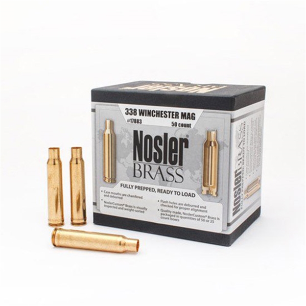 Picture of 338 Winchester Magnum Brass Case 17883