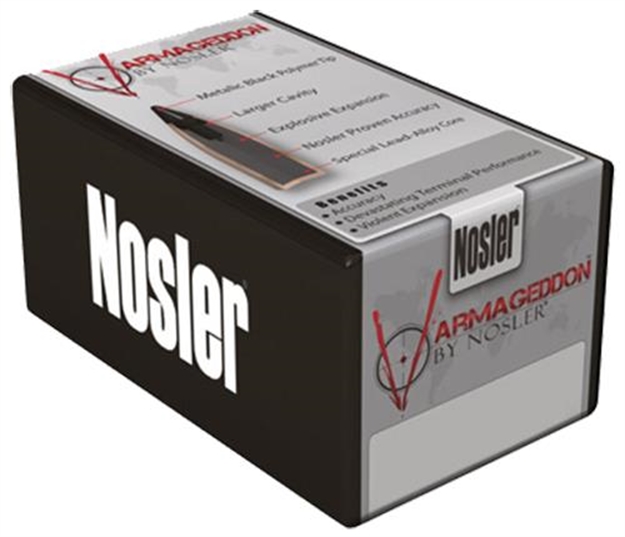 Picture of  Nosler 35631 Varmageddon  22Cal 62Gr Flat Base Hollow Point 100/Box 054041356312