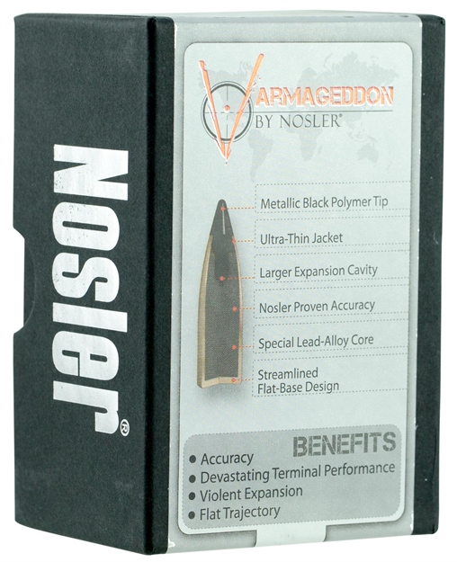 Picture of Nosler Varmageddon 22 Cal 53Gr FB Tipped Bullets(250 Ct) 36524