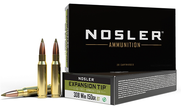 Picture of  Nosler 40034 E-Tip  308Win 150Gr E Tip Lead Free 20 Per Box/10 Case 054041400343