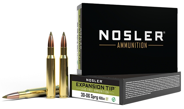 Picture of  Nosler 40036 E-Tip  30-06Springfield 168Gr E Tip Lead Free 20 Per Box/10 Case 054041400367
