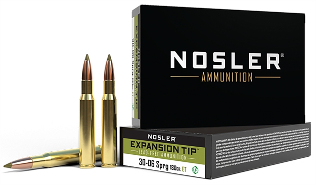 Picture of  Nosler 40037 E-Tip  30-06Springfield 180Gr E Tip Lead Free 20 Per Box/10 Case 054041400374