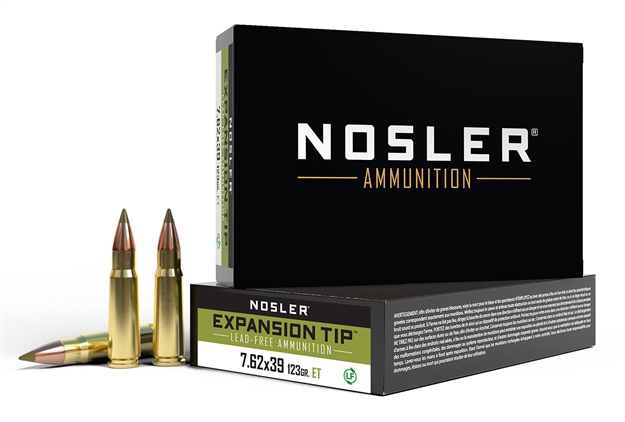 Picture of  Nosler 40040 E-Tip  7.62X39mm 123Gr E Tip Boat Tail 20 Per Box/10 Case 054041400404