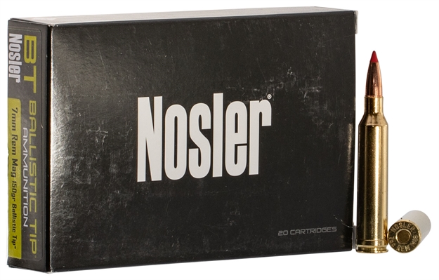 Picture of  Nosler 40045 Ballistic Tip  7Mmremmag 150Gr Spitzer Ballistic Tip 20 Per Box/10 Case 054041400459
