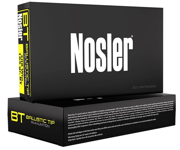 Picture of Nosler 40068 Ballistic Tip  30-06Springfield 125Gr Spitzer Ballistic Tip 20 Per Box/10 Case 054041400688 -
