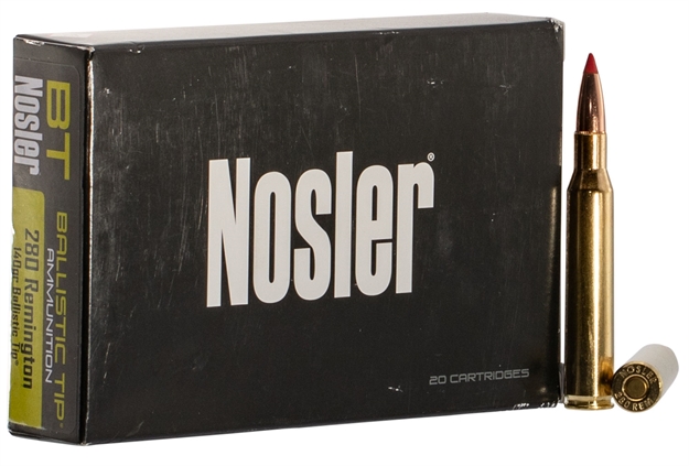Picture of  Nosler 40073 Ballistic Tip  280Rem 140Gr Spitzer Ballistic Tip 20 Per Box/10 Case