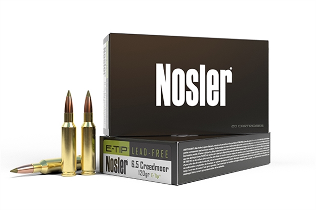 Picture of  Nosler 40398 E-Tip  6.5Creedmoor 120Gr E Tip Lead Free 20 Per Box/10 Case