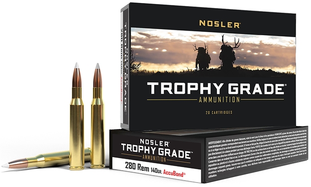 Picture of  Nosler 48545 Trophy Grade  280Rem 140Gr Nosler Accubond 20 Per Box/10 Case 054041485456