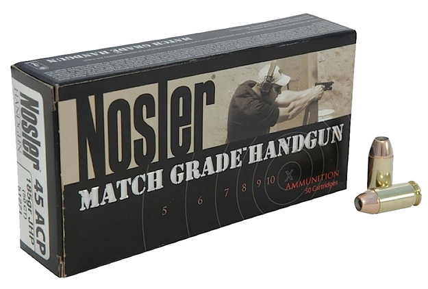 Picture of  Nosler 51271 Assured Stopping Power Handgun 45Acp 185Gr Jacketed Hollow Point 50 Per Box/10 Case