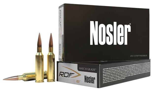 Picture of Nosler 53445 Rdf  338 Caliber .338 300 GR Hollow Point Boat Tail (Hpbt) 100 Box