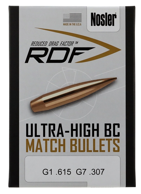 Picture of  Nosler 54722 Rdf Match 6.5Creedmoor 130Gr Hollow Point Boat Tail 500/Box 054041547222