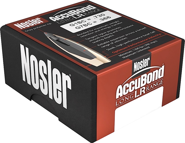 Picture of  Nosler 58317 Accubond Long Range 30Cal 210Gr Spitzer Point 100/Box 054041583176