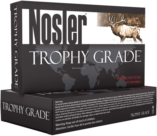 Picture of Nosler Trophy Grade Rifle Ammo, 22-250 Rem 40Gr Ballistic Tip Lead-Free (20 Ct.)