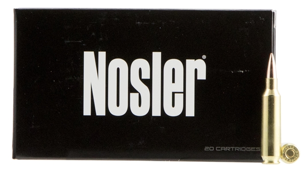 Picture of  Nosler 60124 Match Grade Rdf 22Nosler 70Gr Rdf Hollow Point Boat Tail 20 Per Box/10 Case 054041601245