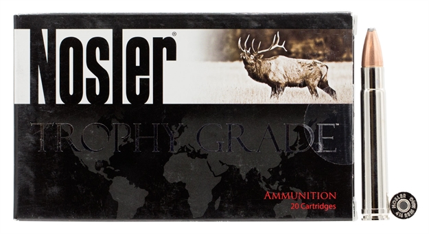 Picture of Nosler 60156 Trophy Grade  
416 Remington Magnum 400 GR Partition 20 Bx/ 10 CS