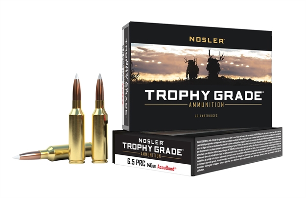 Picture of  Nosler 61014 Trophy Grade  6.5Prc 140Gr Nosler Accubond 20 Per Box/10 Case 054041610148