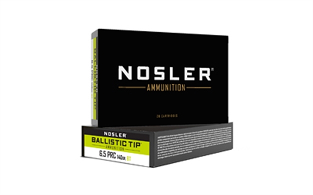 Picture of  Nosler 43457 Ballistic Tip  6.5Prc 140Gr Spitzer Boat Tail 20 Per Box/10 Case