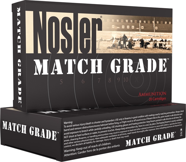 Picture of  Nosler 44166 Match Grade  6.5X284norma 140Gr Custom Competition Hollow Point Boat Tail 20 Per Box/10 Case