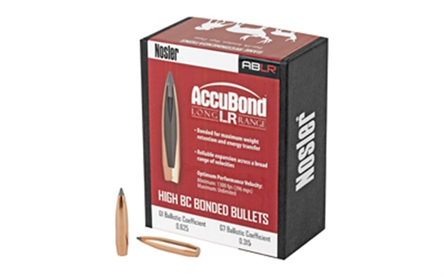 Picture of  Nosler 58922 Accubond Long Range 6.5Mm 142Gr Spitzer Point 100/Box 054041589222