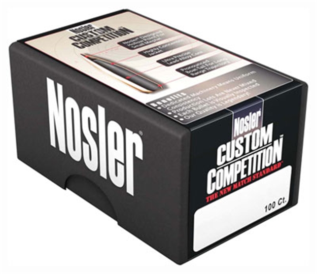 Picture of Nosler Bullets 6.8Mm .277 115Gr Hp-Bt Custom Comp. 100Ct 45357