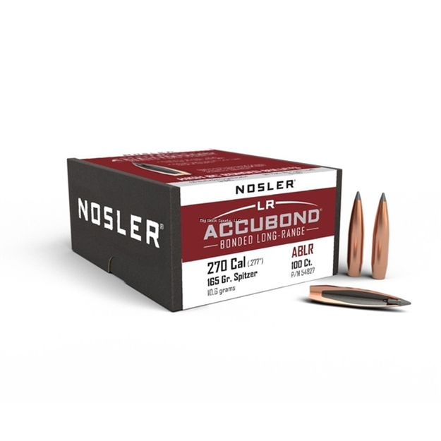 Picture of Nosler Accubond Long Range Bullets, 270 Cal 165Gr Ablr SP (100 Ct.)