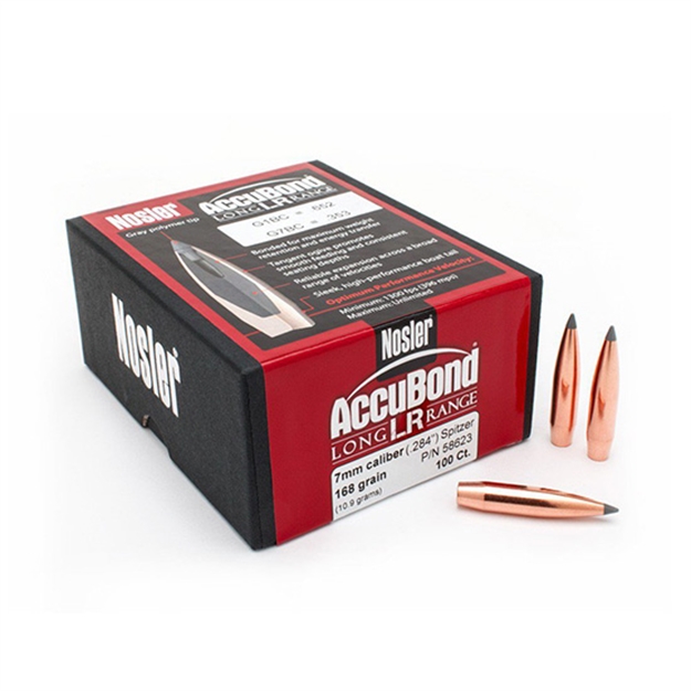 Picture of  Nosler 58454 Accubond Long Range 338Cal 265Gr Spitzer Point Boat Tail 100/Box