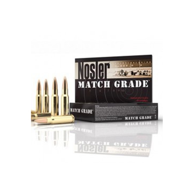 Picture of  Nosler 51288 Match Grade  26 Nosler 140 GR Custom Competition Hollow Point Boat Tail 20 Per Box/ 10 CS