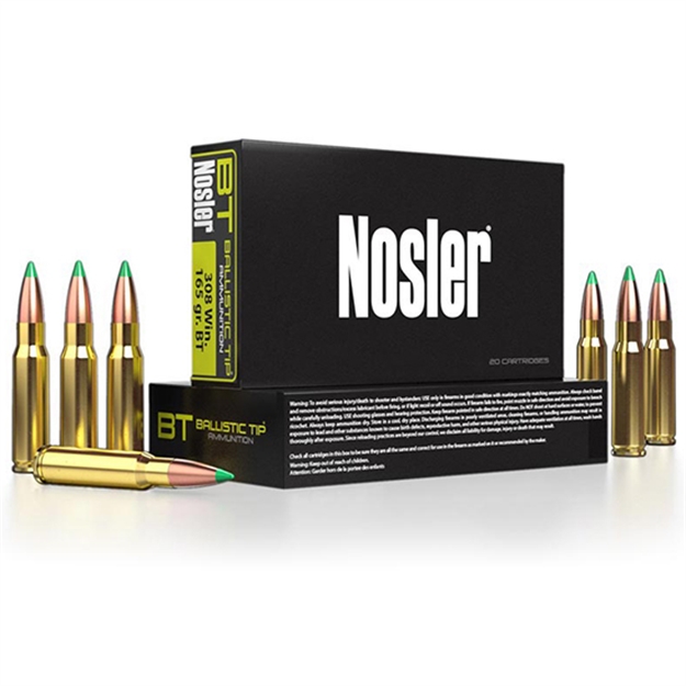 Picture of  Nosler 40073 Ballistic Tip  280Rem 140Gr Spitzer Ballistic Tip 20 Per Box/10 Case 054041400732