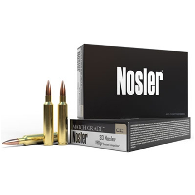 Picture of  Nosler 44501 Match Grade  6.5Grendel 123Gr Custom Competition Hollow Point Boat Tail 20 Per Box/10 Case