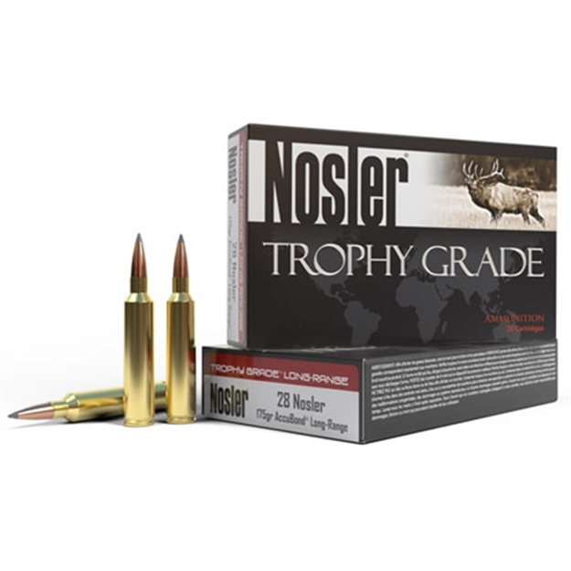 Picture of  Nosler 60146 Trophy Grade Long-Range 6.5Grendel 129Gr Nosler Spitzer Accubond Long Range 20 Per Box/10 Case