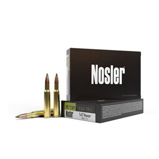 Picture of Nosler Ammo 7X57 Mauser 140Gr. E-Tip (20 Ct.)