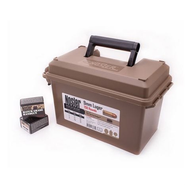 Picture of Nosler Ammo 9Mm 115Gr Jhp (Match Grade Ammo) 700 CT Can