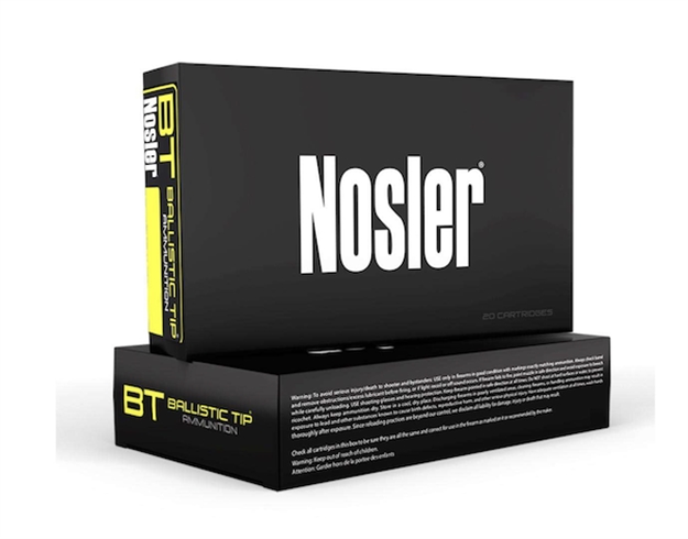 Picture of Nosler BT Ballistic Tip Rifle Ammo 270 Win, Hunting, 140 Grains, 2900 Fps, 20, Boxed 054041400558